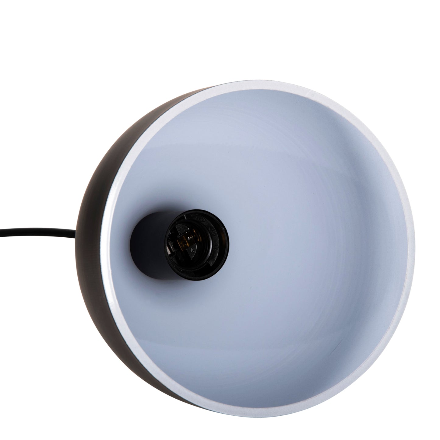 CEILING PENDANT LAMP HM4137 3-LIGHT BLACK METAL Φ33x33-115Hcm.