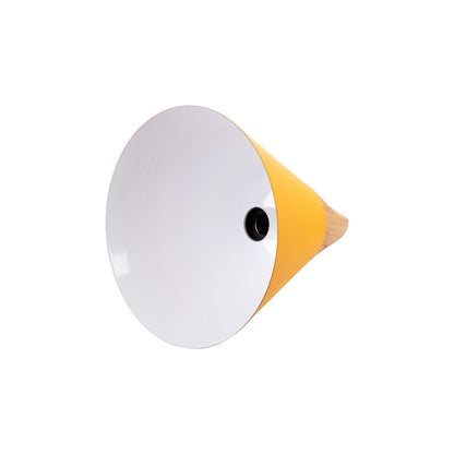CEILING PENDANT LAMP HM4146 YELLOW METAL CAP Φ25x125Hcm.