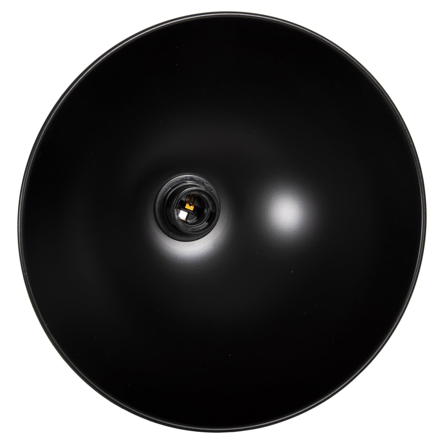 CEILING PENDANT LAMP HM4155 BLACK METAL-WHITE GLASS 30,5x30,5x118H cm.