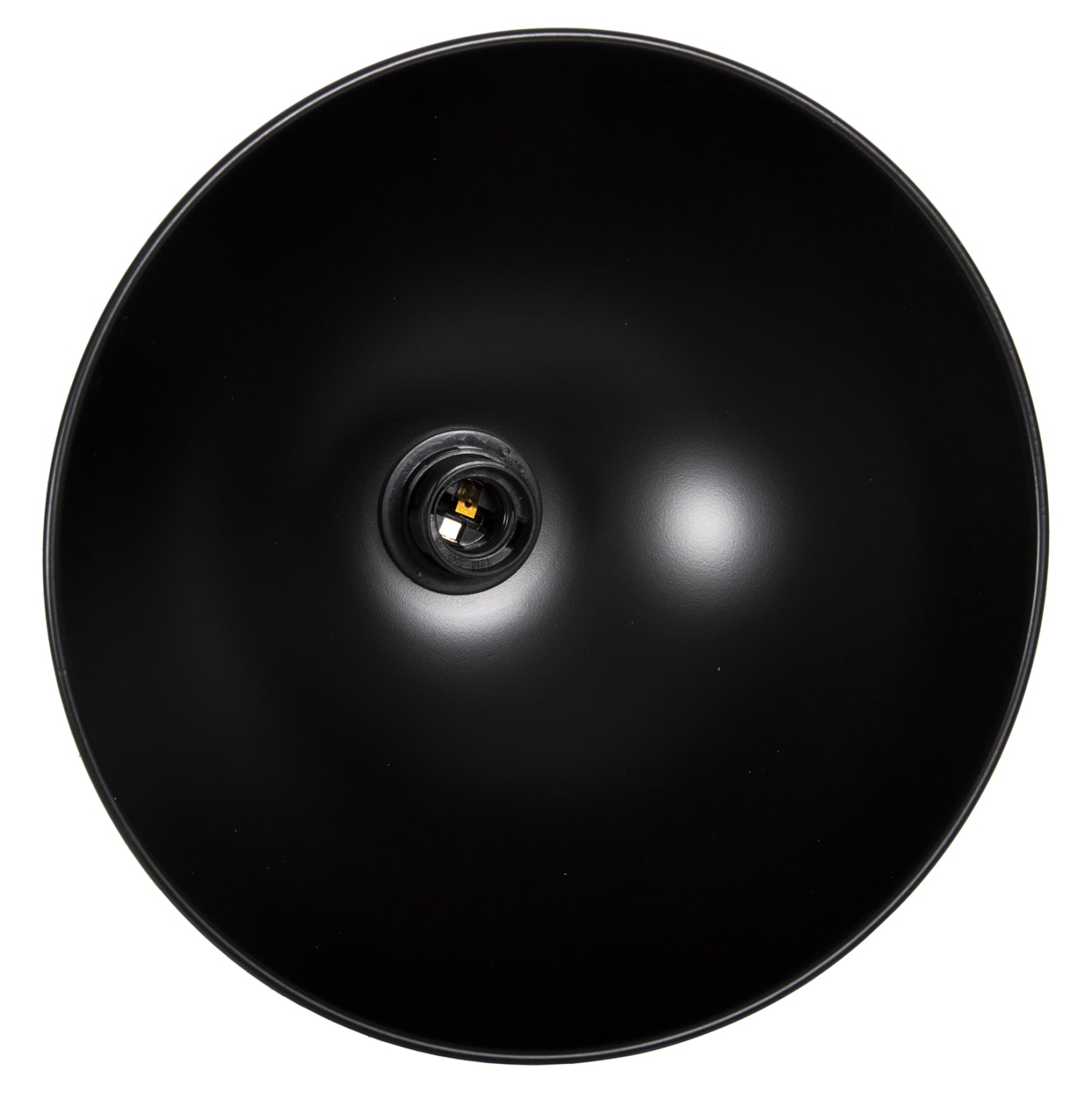 CEILING PENDANT LAMP HM4155 BLACK METAL-WHITE GLASS 30,5x30,5x118H cm.