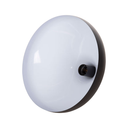 CEILING PENDANT LAMP HM4157 BLACK METAL CAP Φ32x125Hcm.
