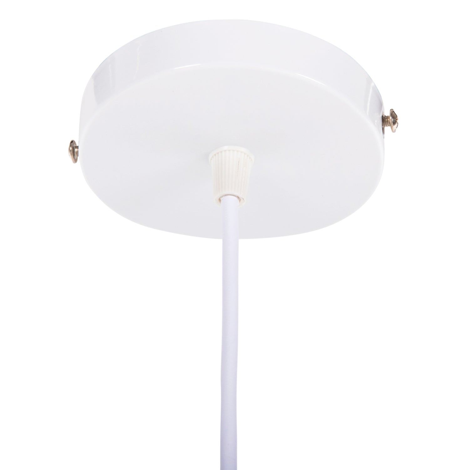 CEILING PENDANT LAMP HM4165.02 METAL SPHERE-WHITE & ORANGE Φ20x118Hcm.