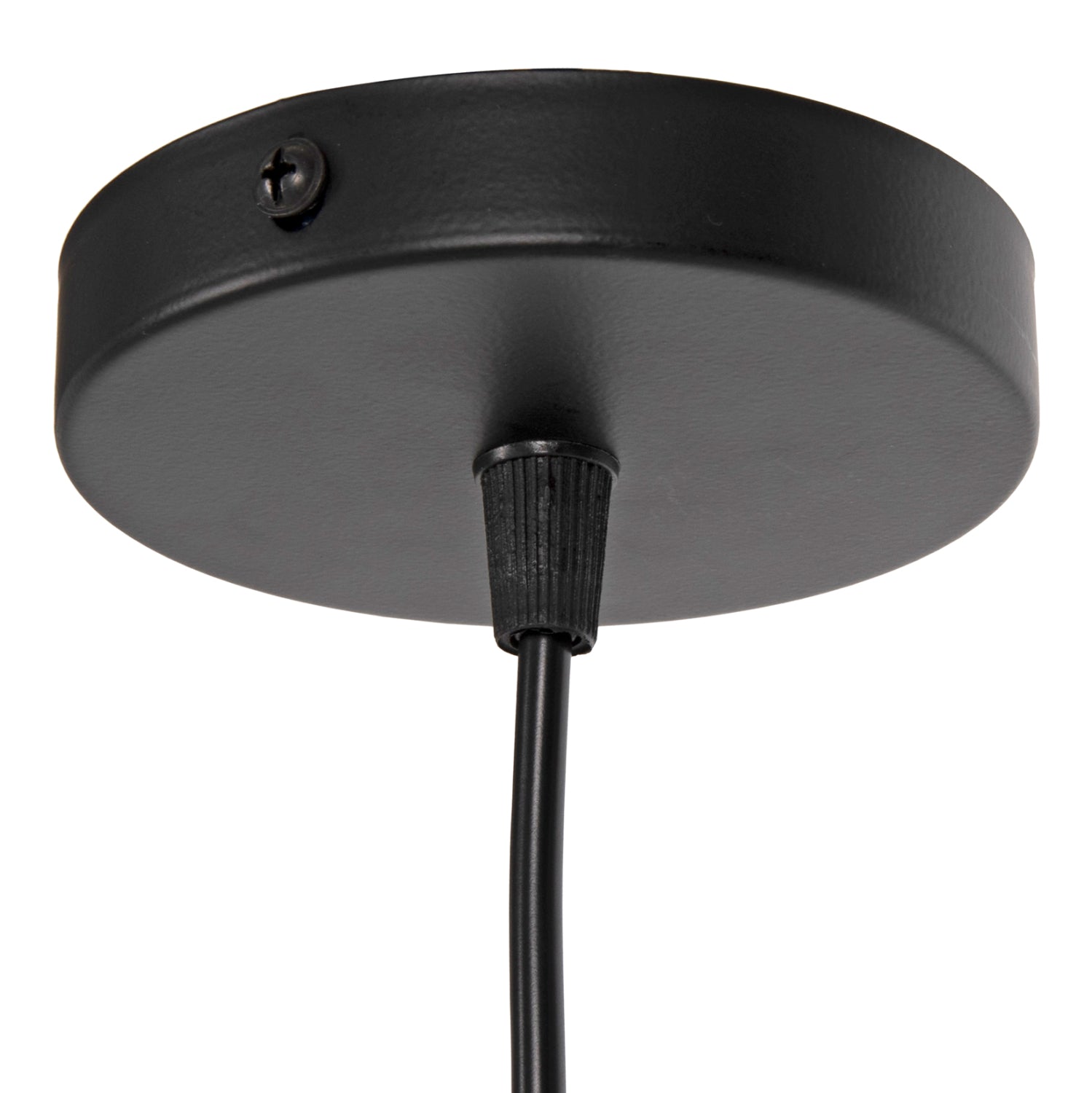 CEILING PENDANT LAMP HM4171 BLACK METAL MESH CAP Φ13x125Hcm.