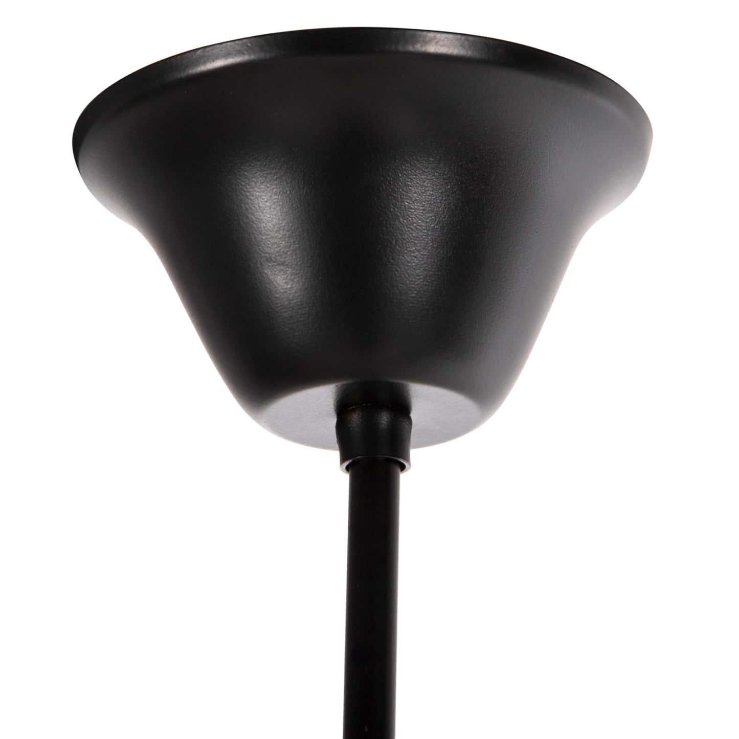 CEILING PENDANT FIXTURE HM4177 6-LIGHT WITH ROPE AND BLACK METAL 74x74x123Hcm.