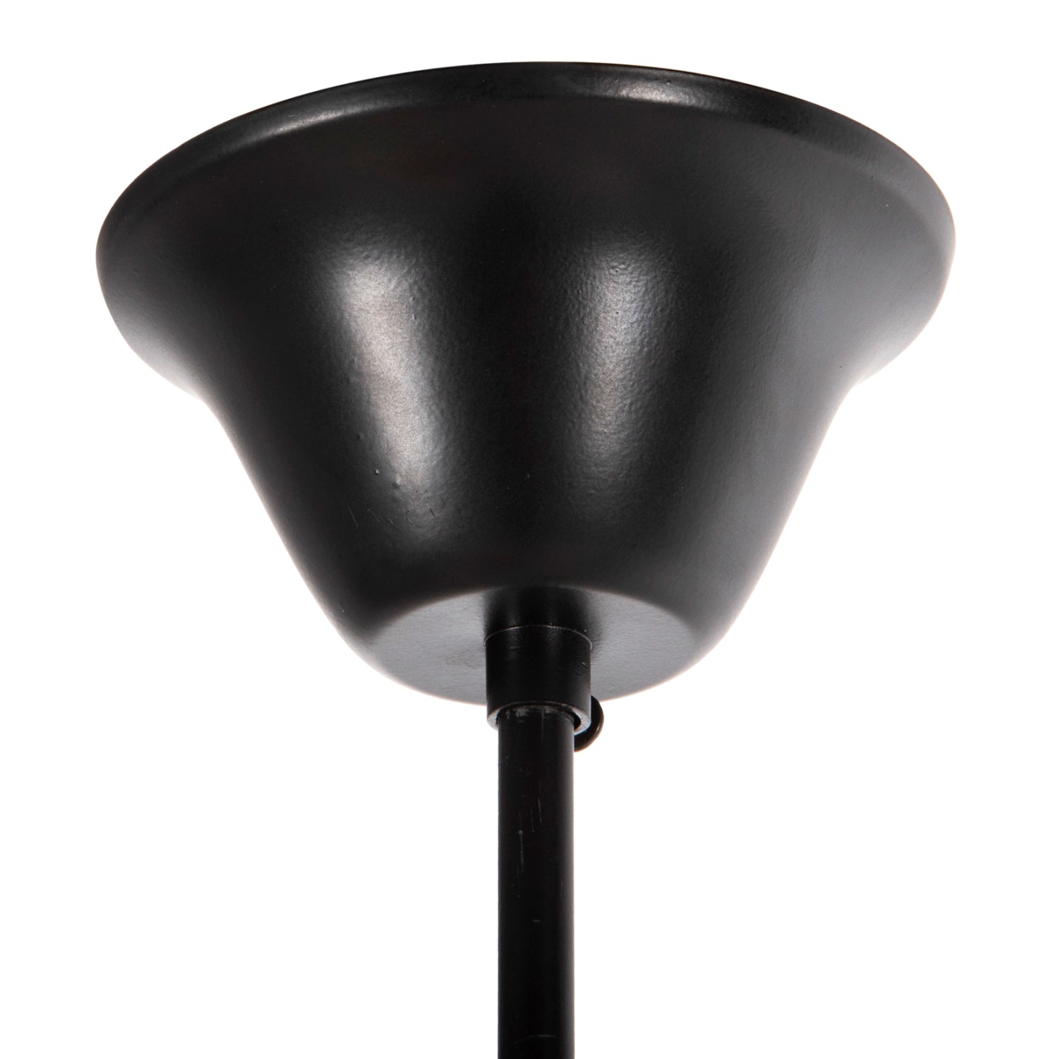 CEILING PENDANT 8-LIGHT HM4178 ROPE AND BLACK METAL 84x84x121Hcm.