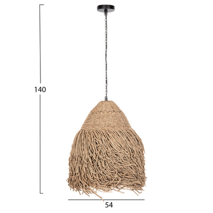CEILING PENDANT LAMP HM4348 SEAGRASS IN NATURAL COLOR Φ54x56-140Hcm.