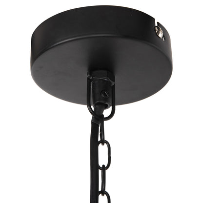 CEILING PENDANT LAMP HM4354 NATURAL RATTAN-PAPER ROPE-NATURAL&BLACK COLOR Φ54x42-145Hcm.
