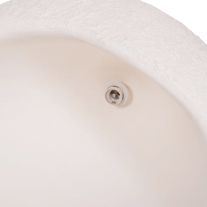 CEILING PENDANT LAMP JAYLEN HM4703.02L FIBER CEMENT IN WHITE 65x55x45Hcm