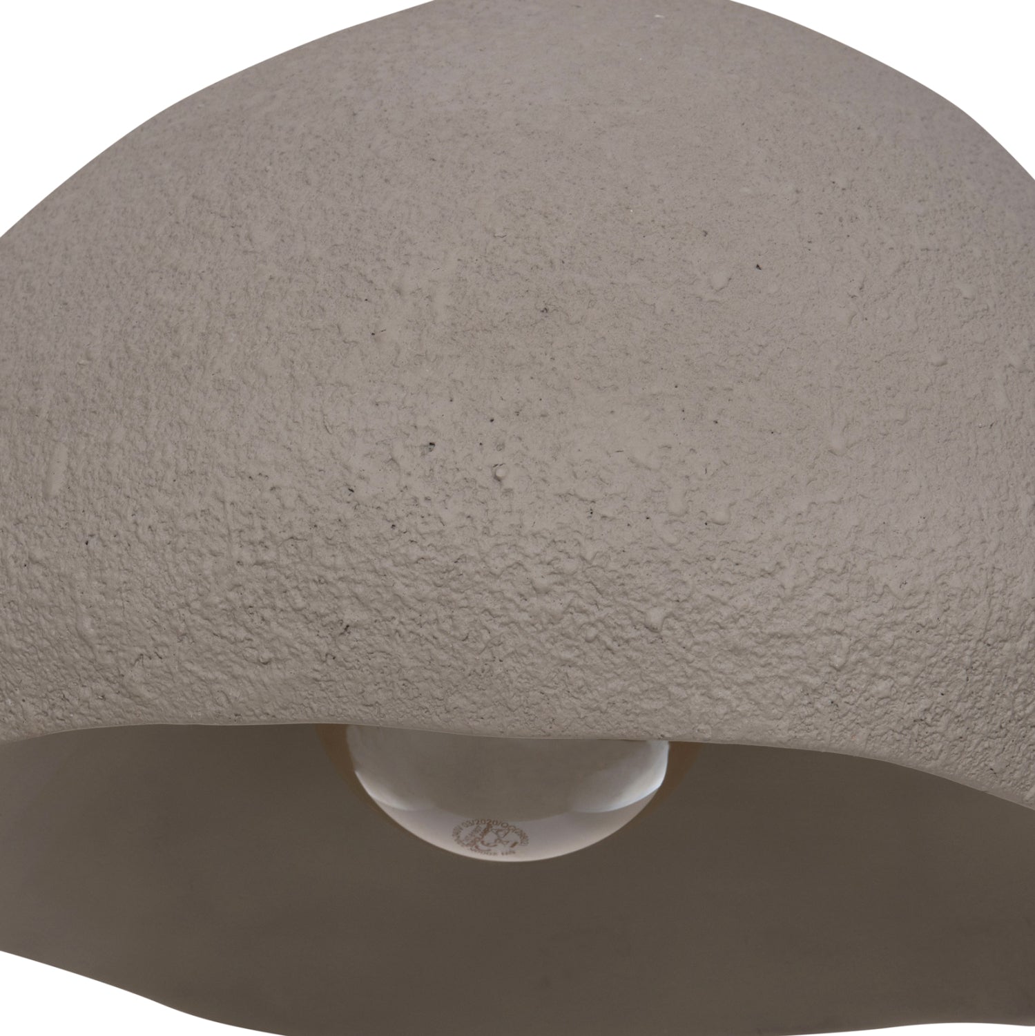 CEILING PENDANT LAMP JAYLEN HM4703.03S FIBER CEMENT IN GREY 44x39x30Hcm