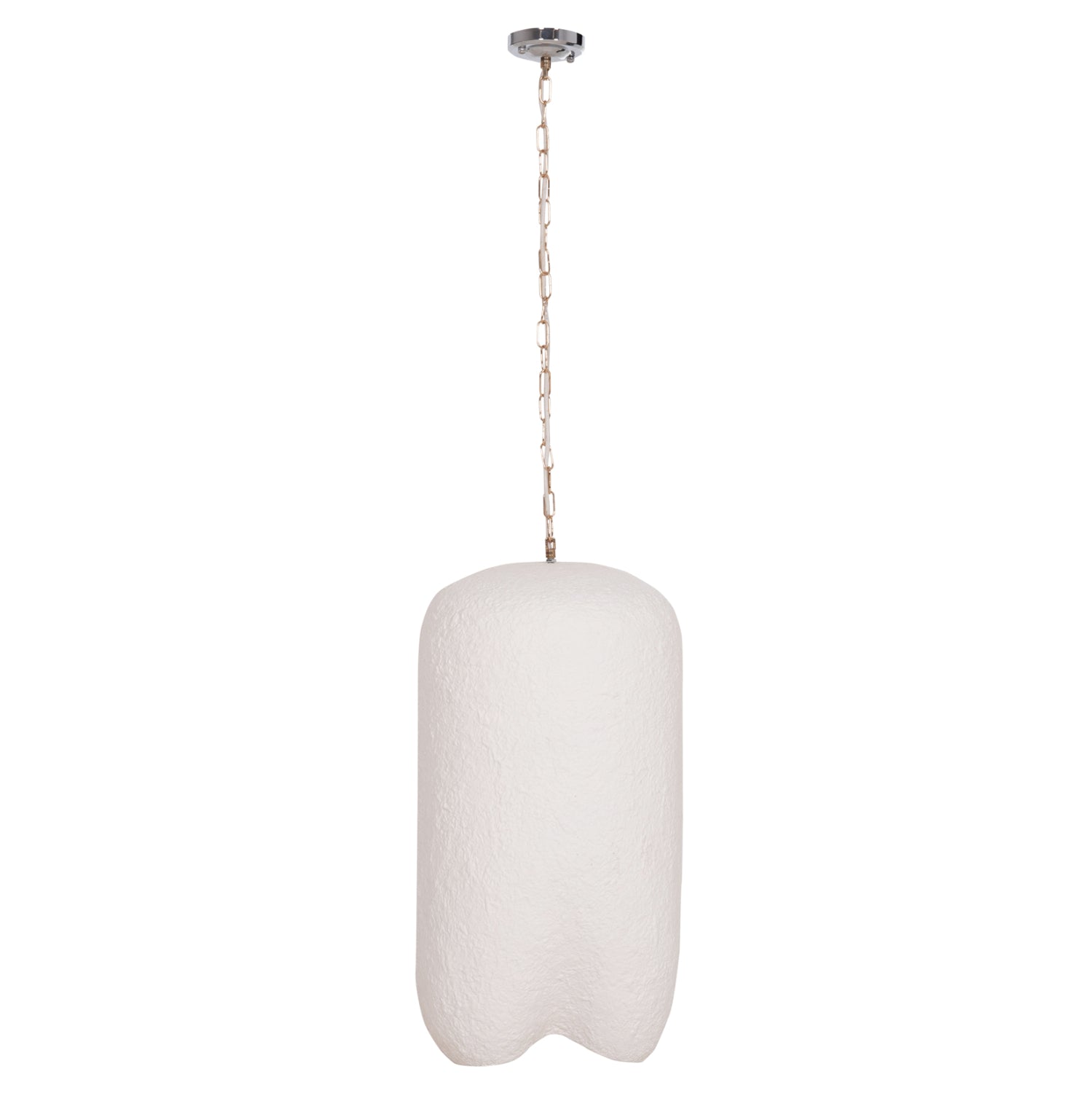 CEILING PENDANT LAMP LOGKY HM4704.02L FIBER CEMENT IN WHITE 35x35x67Hcm.