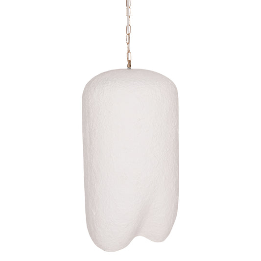 CEILING PENDANT LAMP LOGKY HM4704.02L FIBER CEMENT IN WHITE 35x35x67Hcm.