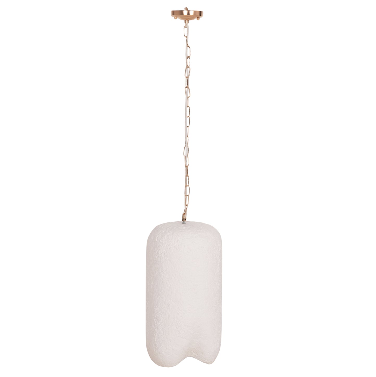 CEILING PENDANT LAMP LOGKY HM4704.02S FIBER CEMENT IN WHITE Φ24x47Hcm