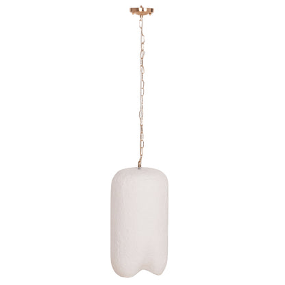 CEILING PENDANT LAMP LOGKY HM4704.02S FIBER CEMENT IN WHITE Φ24x47Hcm