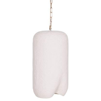 CEILING PENDANT LAMP LOGKY HM4704.02S FIBER CEMENT IN WHITE Φ24x47Hcm