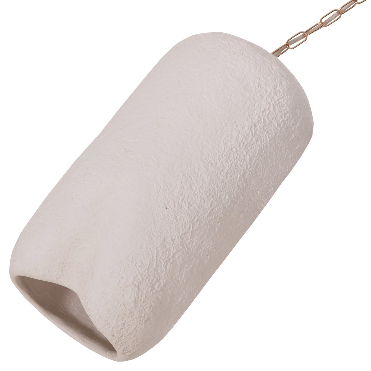 CEILING PENDANT LAMP LOGKY HM4704.02S FIBER CEMENT IN WHITE Φ24x47Hcm