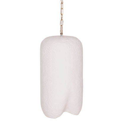 CEILING PENDANT LAMP LOGKY HM4704.02S FIBER CEMENT IN WHITE Φ24x47Hcm