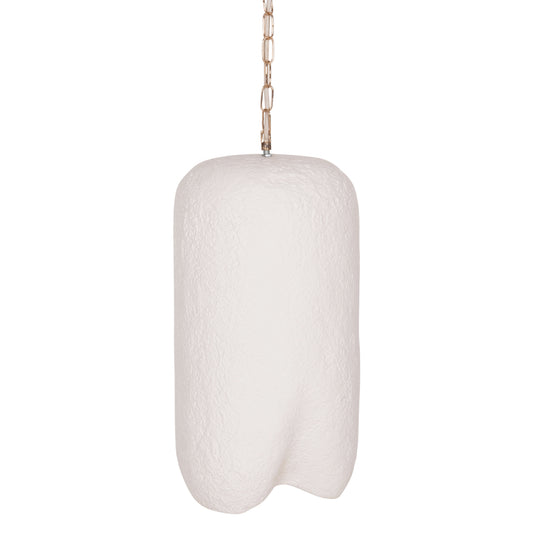 CEILING PENDANT LAMP LOGKY HM4704.02S FIBER CEMENT IN WHITE Φ24x47Hcm