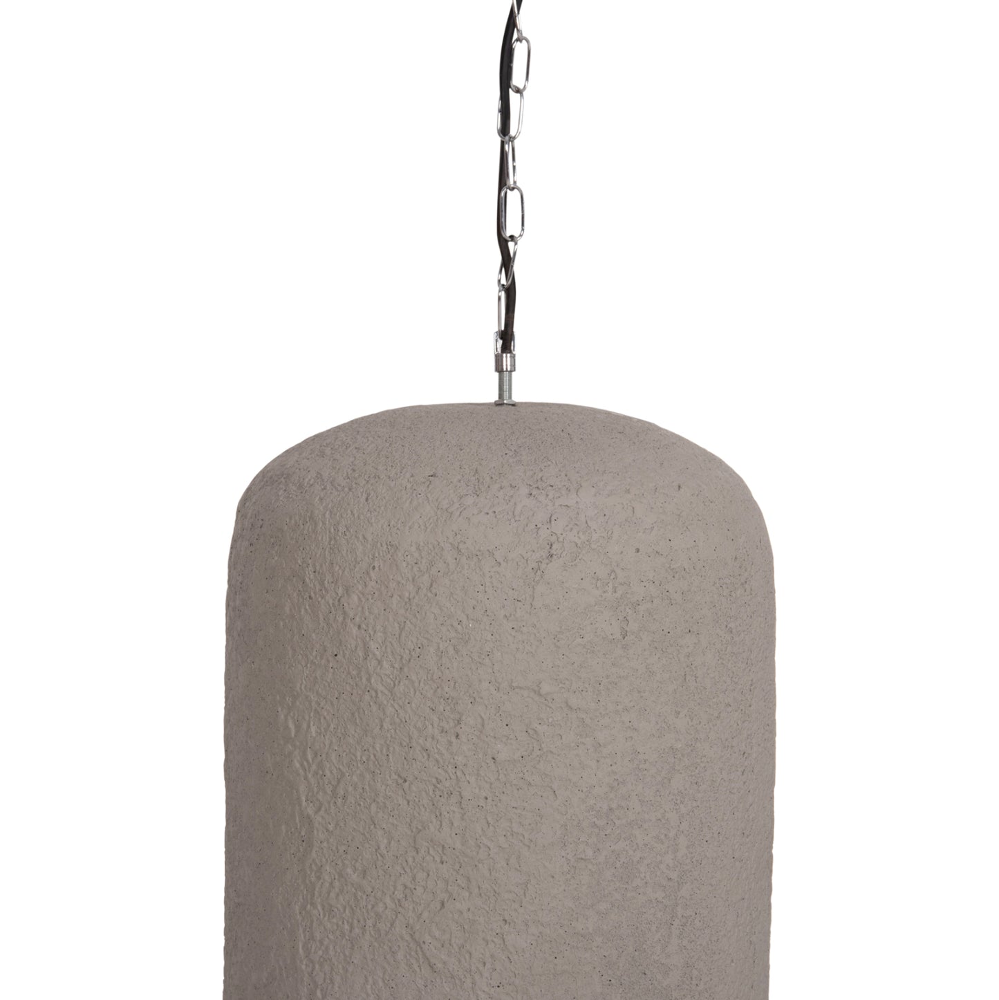 CEILING PENDANT LAMP LOGKY HM4704.03L FIBER CEMENT IN GREY 35x35x67Hcm.
