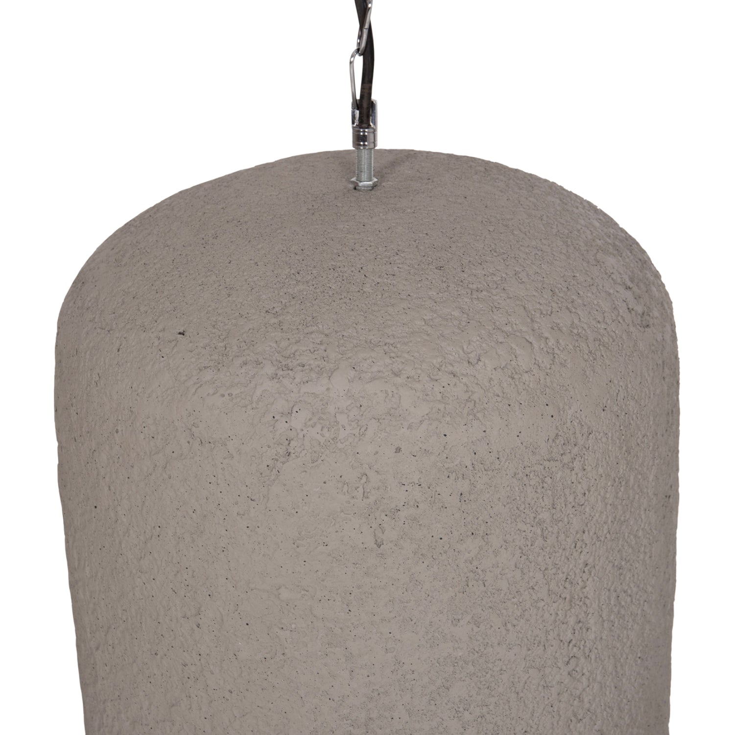 CEILING PENDANT LAMP LOGKY HM4704.03L FIBER CEMENT IN GREY 35x35x67Hcm.