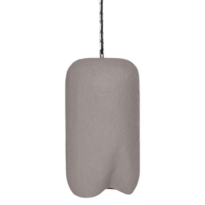 CEILING PENDANT LAMP LOGKY HM4704.03S FIBER CEMENT IN GREY Φ24x47Hcm
