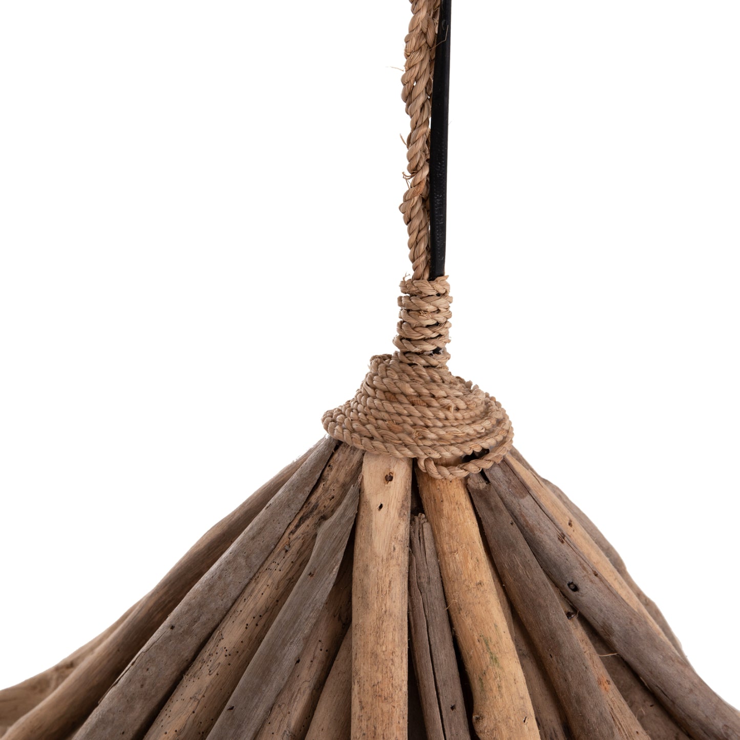 CEILING PENDANT LAMP TREIT HM4874 DRIFTWOOD IN NATURAL Φ40x73Hcm.[1xΕ27]