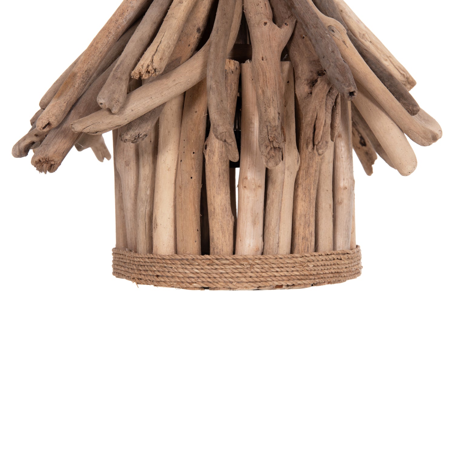 CEILING PENDANT LAMP TREIT HM4874 DRIFTWOOD IN NATURAL Φ40x73Hcm.[1xΕ27]