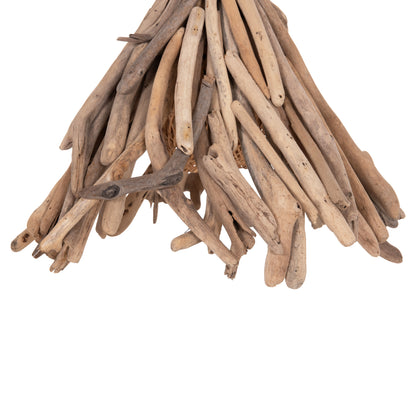 CEILING PENDANT LAMP TREIT HM4875 DRIFTWOOD IN NATURAL 48x54x52-73Hcm.[1xΕ27]