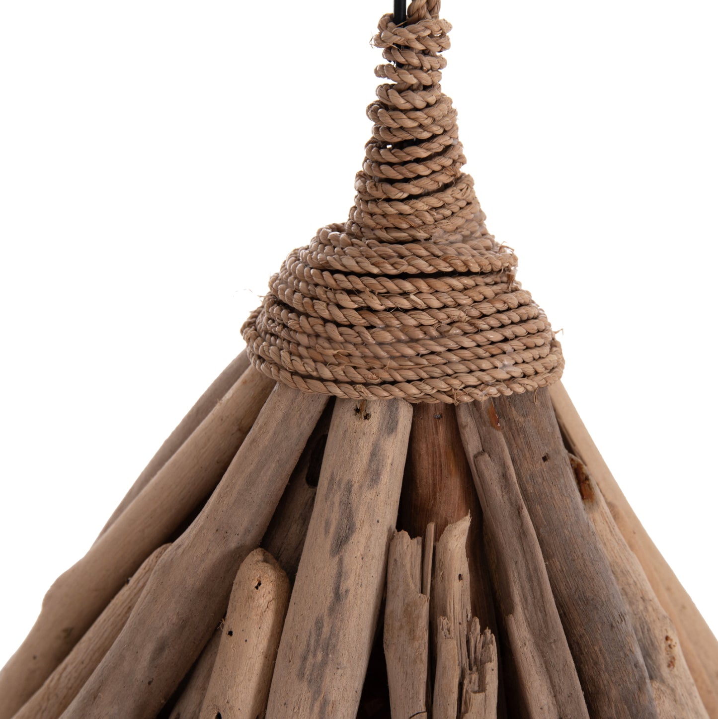 CEILING PENDANT LAMP TREIT HM4875 DRIFTWOOD IN NATURAL 48x54x52-73Hcm.[1xΕ27]