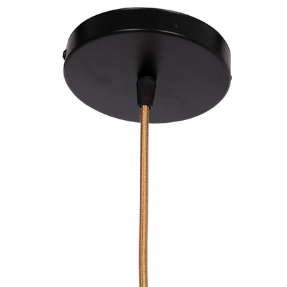CEILING PENDANT LAMP KRENT HM7425.11 BLACK-GOLD 20x4x125Hcm.