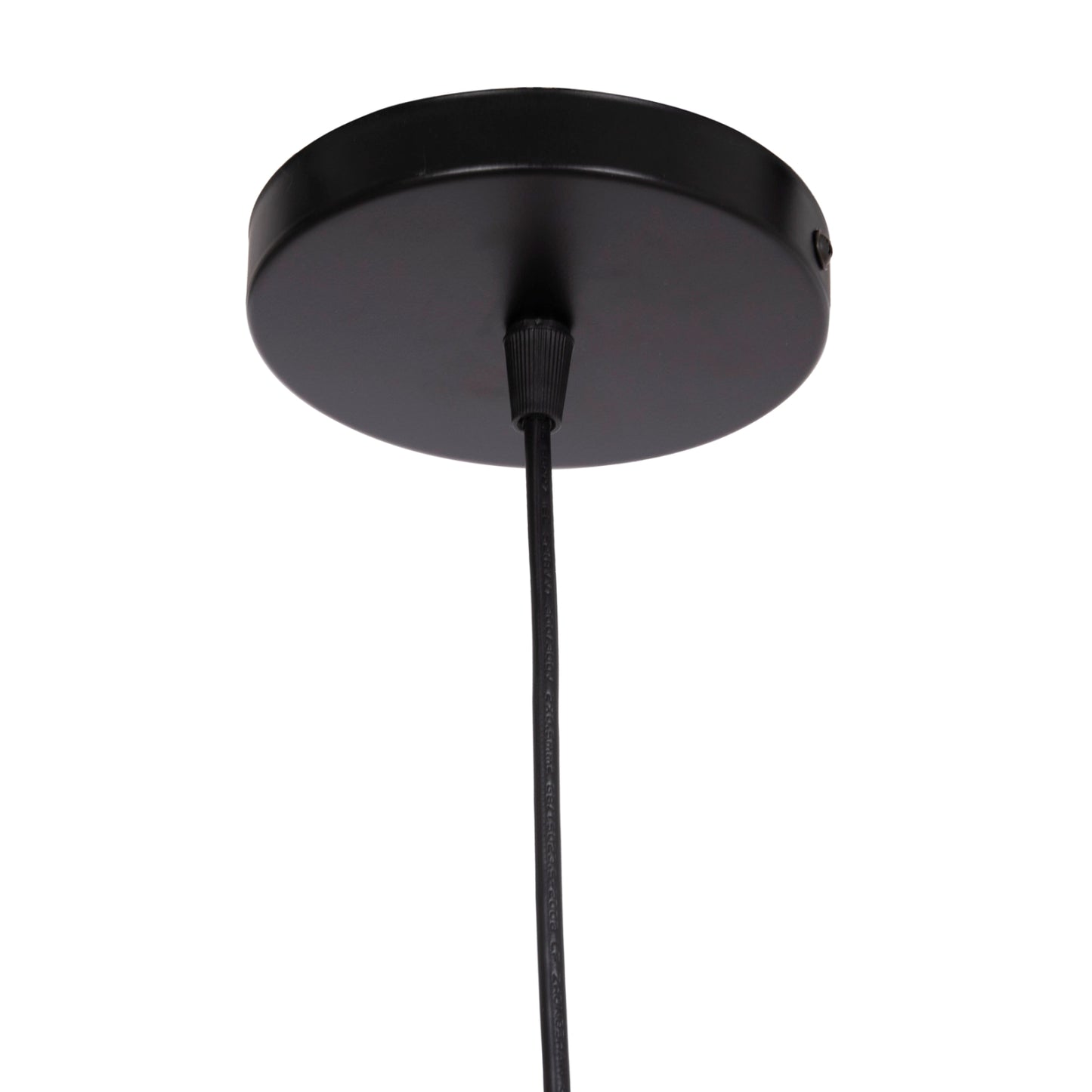 CEILING PENDANT LAMP BIUT HM7537.11 BLACK METAL-GOLD SOCKET 15.5x4x130Hcm.