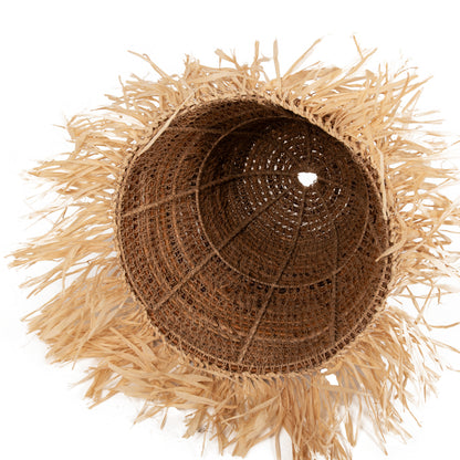 CEILING PENDANT LAMP HM7818 DRIED BANANA TREE FIBERS IN NATURAL COLOR Φ60x90-180Hcm.