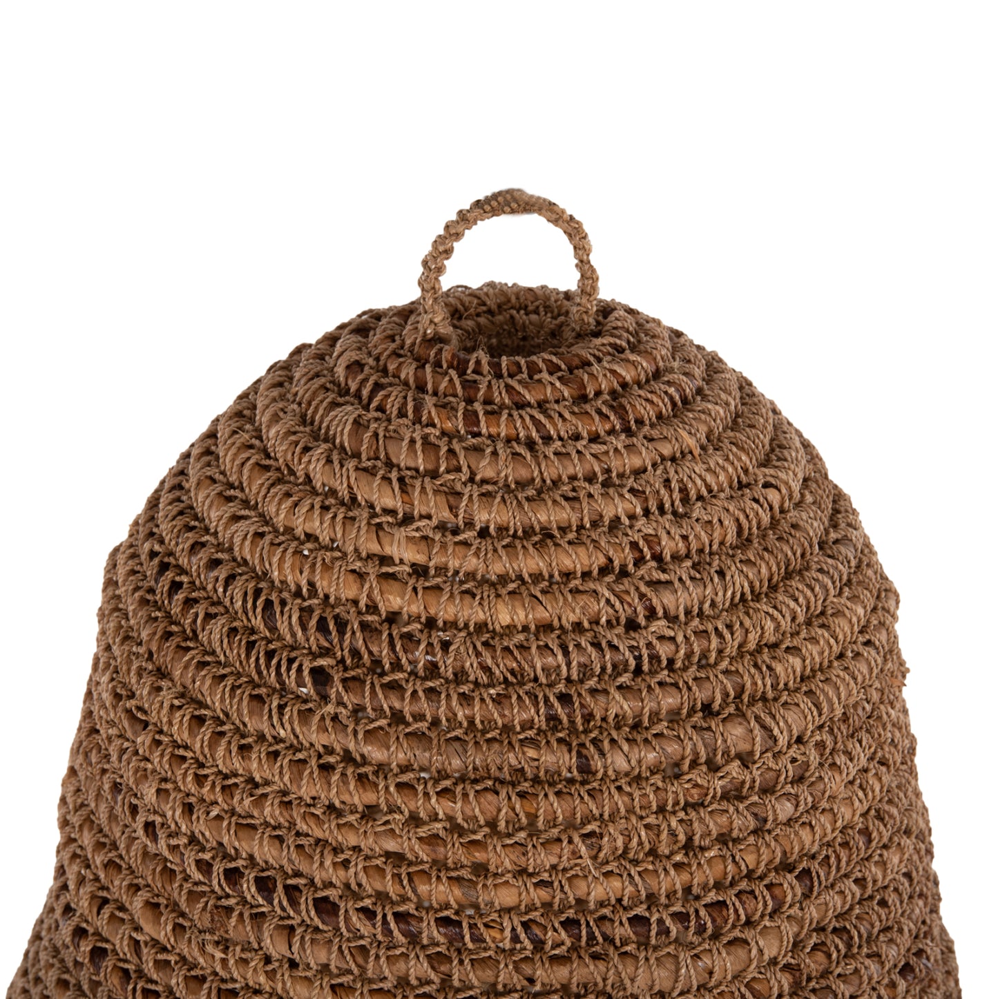 CEILING PENDANT LAMP HM7818 DRIED BANANA TREE FIBERS IN NATURAL COLOR Φ60x90-180Hcm.