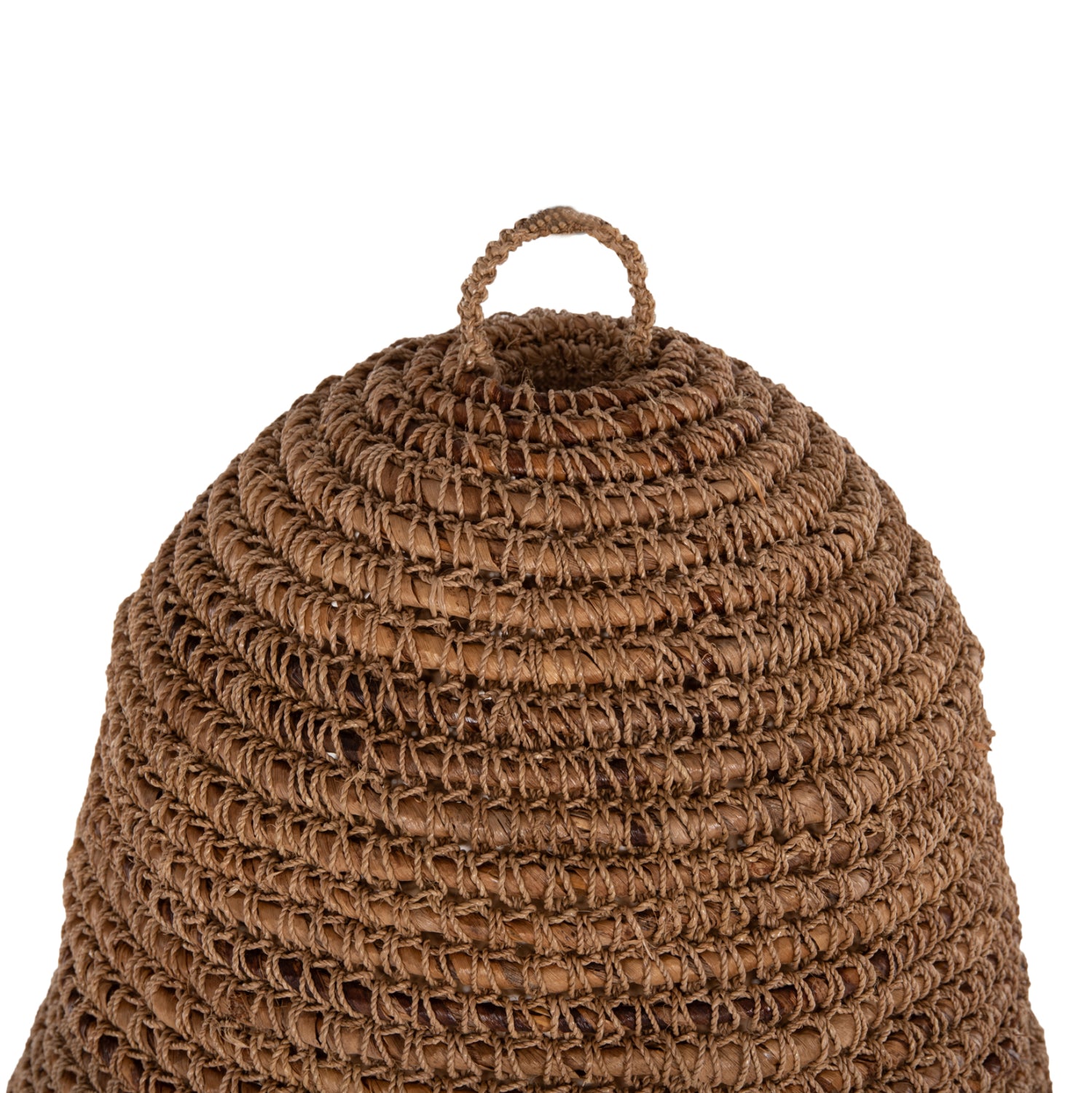 CEILING PENDANT LAMP HM7818 DRIED BANANA TREE FIBERS IN NATURAL COLOR Φ60x90-180Hcm.