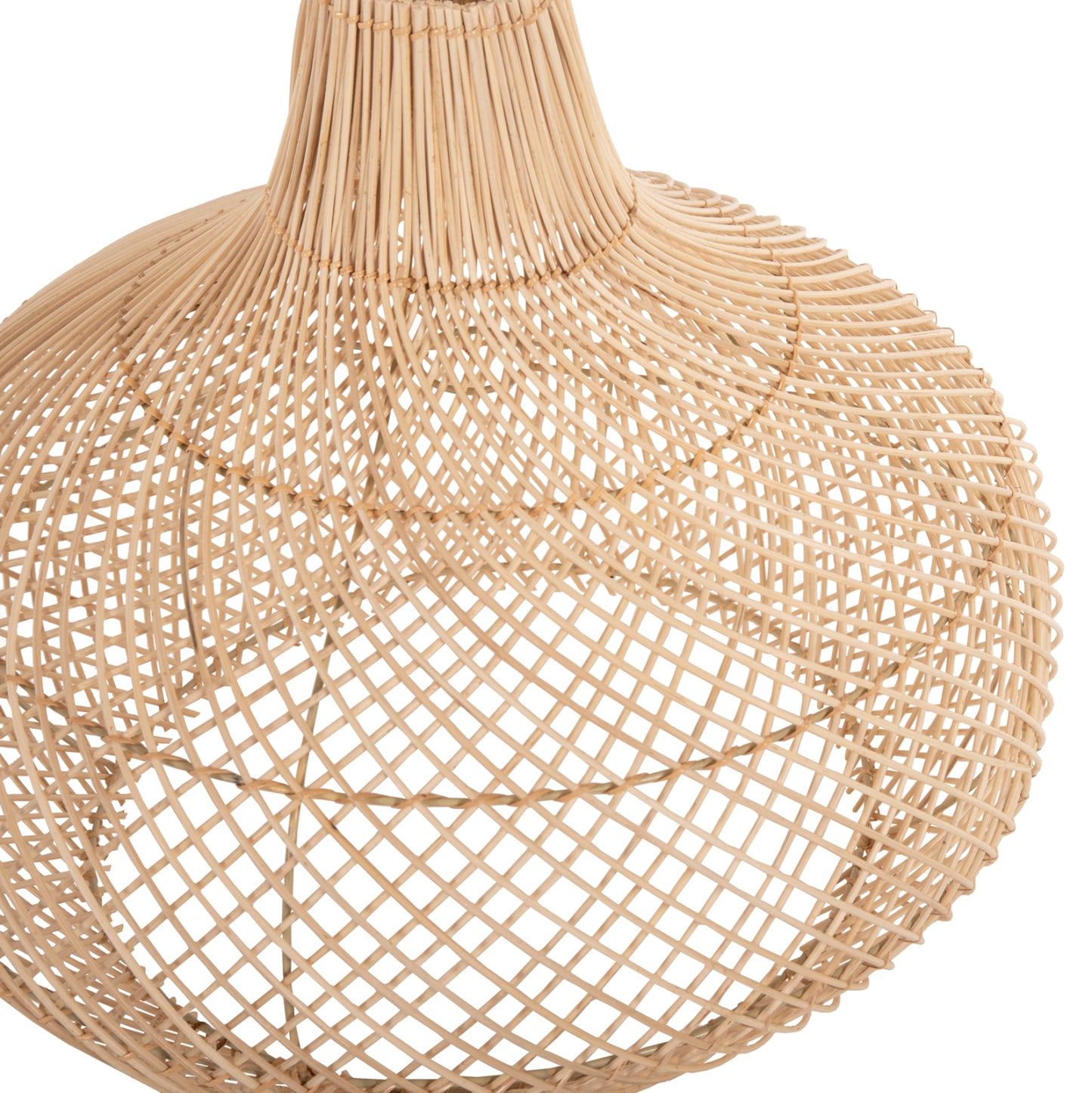 CEILING PENDANT LAMP HM7860 NATURAL RATTAN IN NATURAL COLOR Φ54x46-141Hcm.