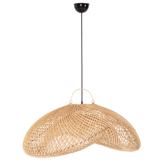 CEILING PENDANT LAMP PERK HM7861 RATTAN IN NATURAL COLOR 100x80x142Hcm.