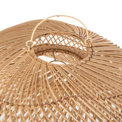 CEILING PENDANT LAMP HM7862 RATTAN IN NATURAL COLOR 62x52x122Hcm.
