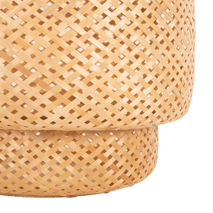 CEILING PENDANT LAMP HM7867 BAMBOO IN NATURAL COLOR Φ51x54-149Hcm.