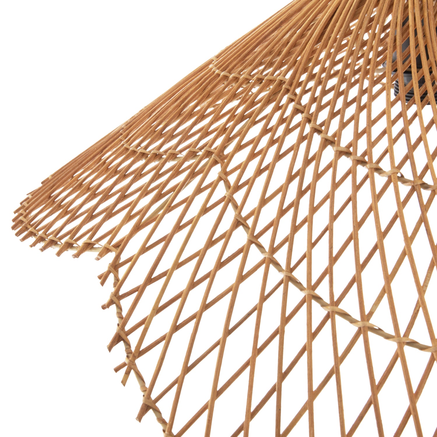 CEILING PENDANT LAMP HM7878.01 RATTAN IN SAND BEIGE COLOR Φ58,5x31Hcm.