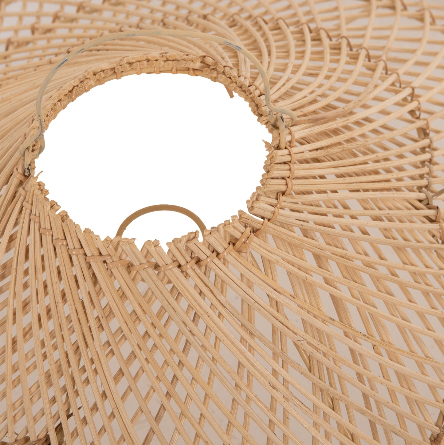 CEILING PENDANT LAMP HM7879.02 RATTAN IN NATURAL COLOR Φ80x31x126Hcm.
