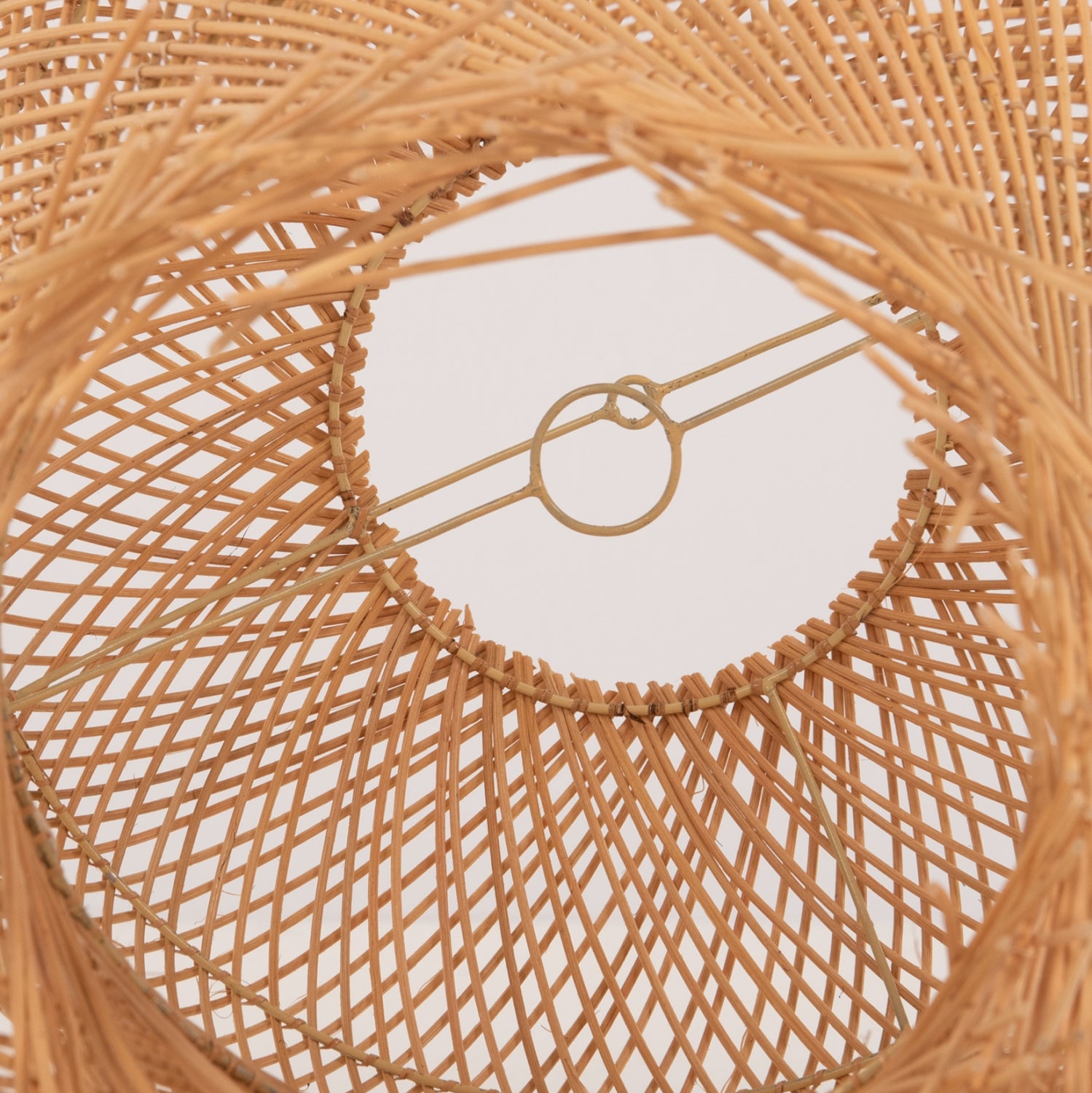 CEILING PENDANT LAMP HM7882 RATTAN IN NATURAL COLOR Φ49x157Hcm.