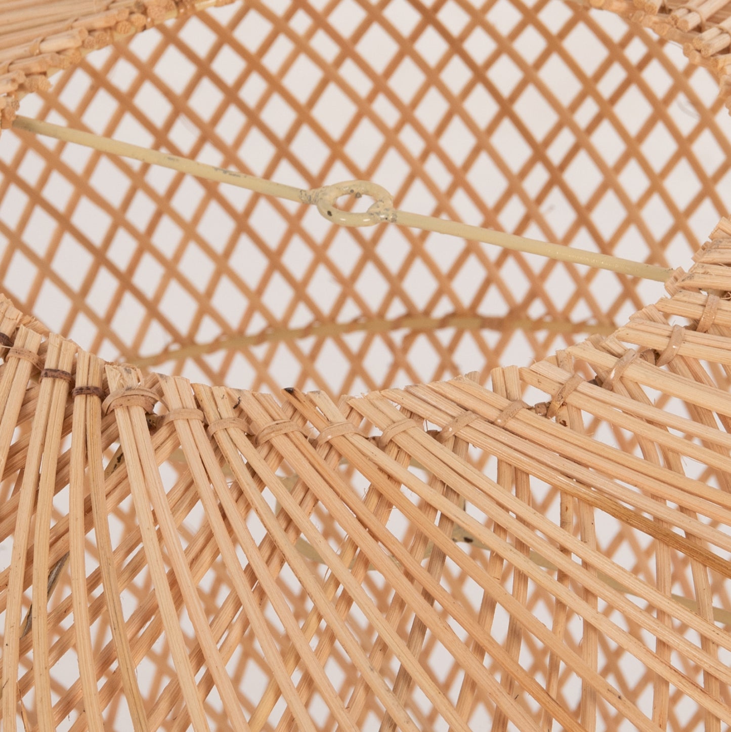 CEILING PENDANT LAMP HM7882 RATTAN IN NATURAL COLOR Φ49x157Hcm.