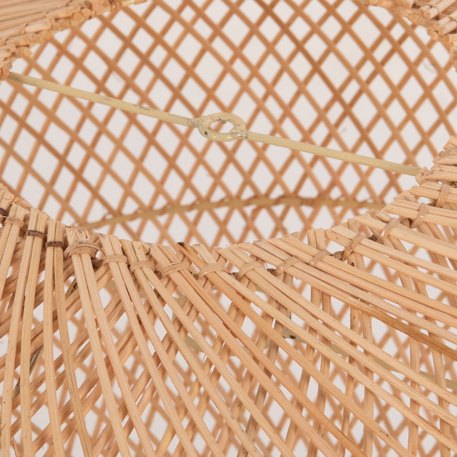 CEILING PENDANT LAMP HM7882 RATTAN IN NATURAL COLOR Φ49x157Hcm.