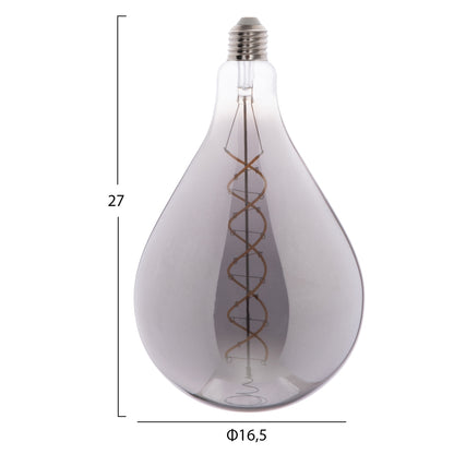 CEILING PENDANT LAMP WITH LIGHT BULB ΗΜ11928.02--ROPE 1M LONG AND 2cm THICK-E27 SOCKET