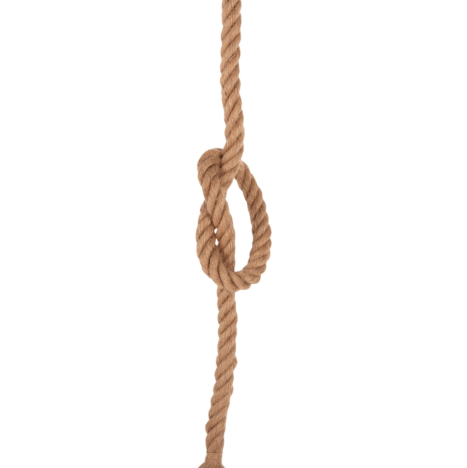 CEILING PENDANT LAMP WITH LIGHT BULB HM11931.01--ROPE 1M LONG AND 2cm THICK-E27 SOCKET