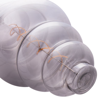 CEILING PENDANT LAMP WITH LIGHT BULB HM11932.02--ROPE 1M LONG AND 2cm THICK-E27 SOCKET