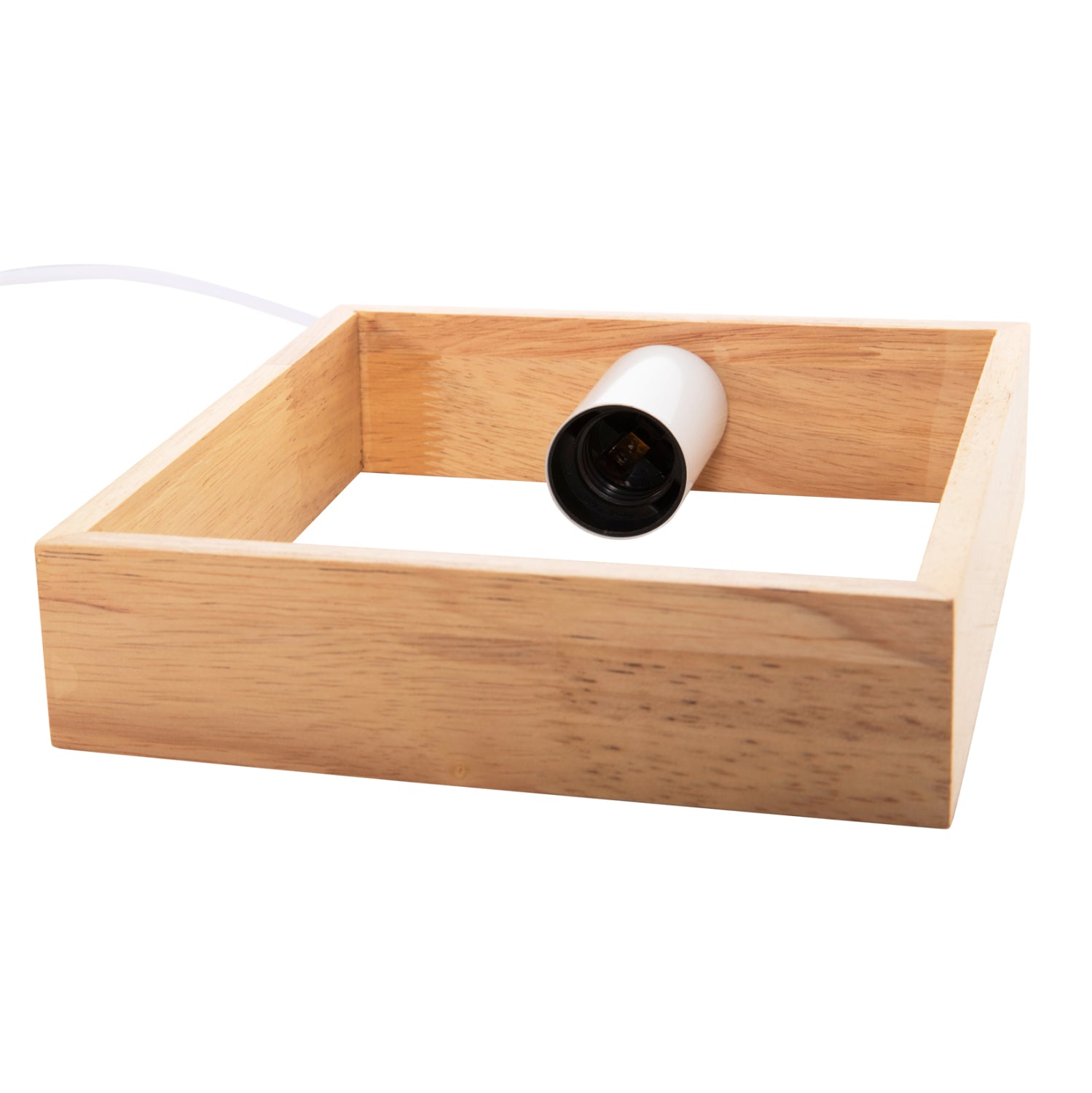 CEILING PENDANT LUMINAIRE HM4072 3-LIGHT WOODEN GEOMETRICAL SHAPES