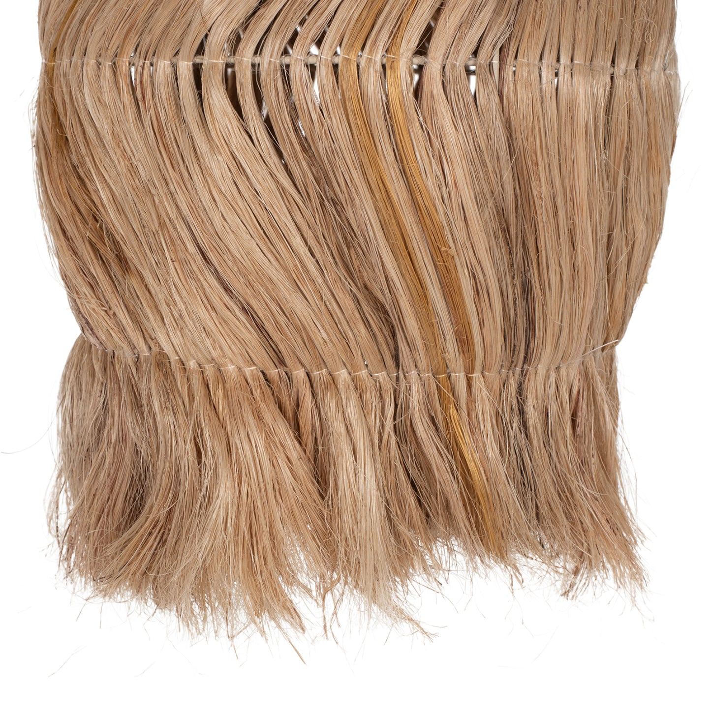 CEILING PENDANT OBLONG CYLINDRICAL CAP MADE OF ABACA FIBERS IN NATURAL 30x30x45Hcm.HM7763