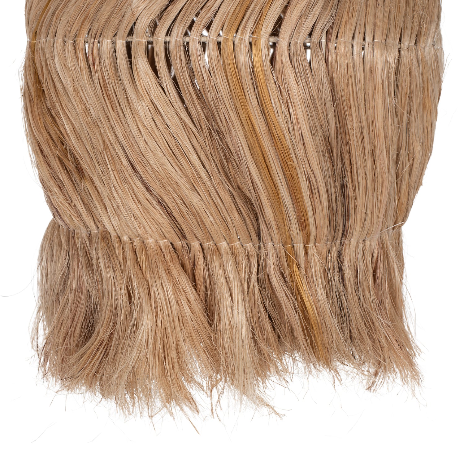 CEILING PENDANT OBLONG CYLINDRICAL CAP MADE OF ABACA FIBERS IN NATURAL 30x30x45Hcm.HM7763