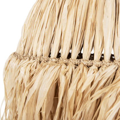 CEILING PENDANT WITH SISAL FIBER CAP IN NATURAL COLOR Φ36x46-120Hcm.HM7787