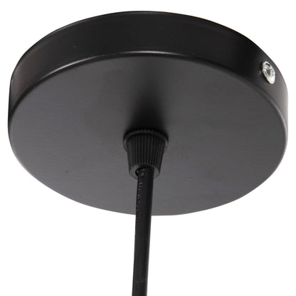 CEILING PENDANT WITH SISAL FIBER CAP IN NATURAL COLOR Φ36x46-120Hcm.HM7787